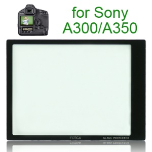 FOTGA Pro Optical Glass LCD Screen Protector for Sony A300/A350