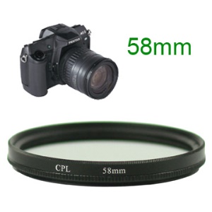 58mm CPL Circular Polarizer Lens Filter Lens Protector