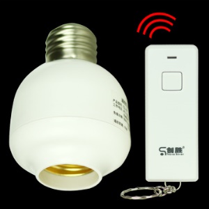 Mini Standard Screw Remote Control Lamp Light Holder