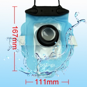 Card Digital Camera Waterproof Bag Case Pouch Armband, Inner Size: 14cm*10.5cm WP-09