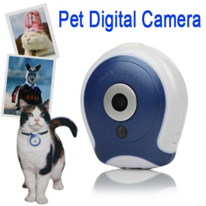 Digital Clip-on Pet Eye View Camera Monitor for Dog Cat 0.3 Megapixel