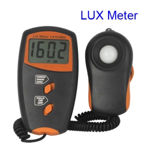 Digital LCD 100,000 Lux Meter Photometer Luxmeter Light Meter Tester 3-Range