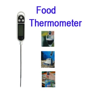 Digital LCD Thermometer Food Temperature Sensor Probe