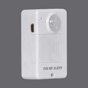 Infared Sensor Alarm Motion Detection GSM Alert Monitor Remote Control - White