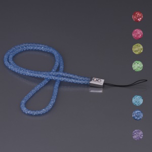 Bling Bling Rhinestone Long Mobile Strap Cell Phone String (Length: 38cm)