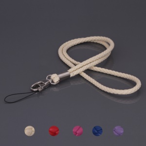 Stylish Leather Cell Phone Strap for Camera / Cell Phone (Length: 36cm)