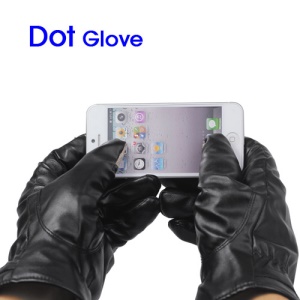 Capacitive Touch Screen PU Leather Gloves for iPhone 5 4S The New iPad Samsung Galaxy S3 i9300 etc
