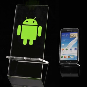 Slim Android Robot Display Stand Holder Bracket for iPhone/ Mobile Phone/ MP4/ MP3 and etc