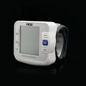 Digital LCD Wrist Blood Pressure Pulse Monitor Heart Beat Meter