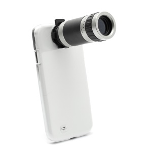 8X Zoom Mobile Phone Telescope Camera Lens w/ Crystal Case for Samsung Galaxy S4 S IV i9500