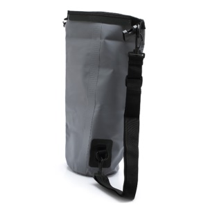 5L Outdoor Durable Waterproof Dry Bag Pouch with Shoulder Strap - Grey