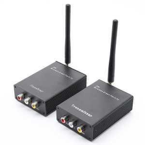 New 2W 2.4G 4 Channel Wireless Video Audio Transmitter & ReceiverTransmission Kits