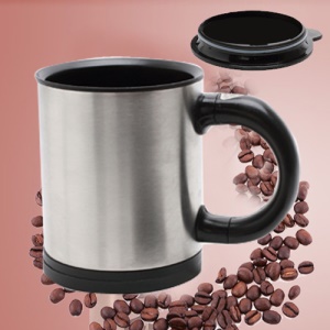 New Household Automatic Stainless Coffee Mixing Cup Blender Stirring Mug