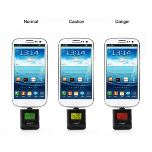 Ipega LCD Backlight Screen Alcohol Tester Analyzer Breathalyzer for Samsung i9300 Sony HTC - Black