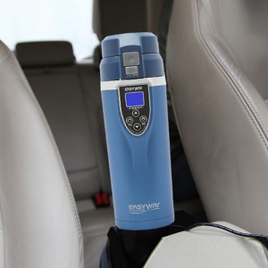 Easyway Car Electric Mug Kettle Cup Stainless Steel FCC-350C - Blue