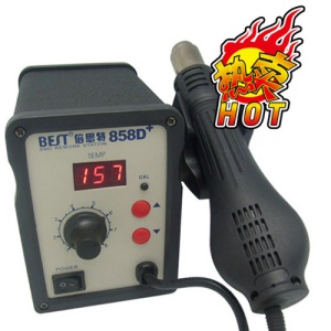 Hot Sell Best 858D+ Rework Desoldering Station Hot Air Tool