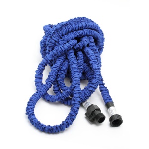 Expandable &amp; Flexible Water Garden Pipe Water Hose Blue, Length: 7.85M