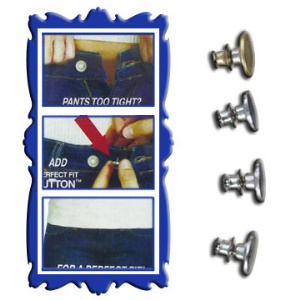 Perfect Fit Button Add An Inch to Any Pants Waist