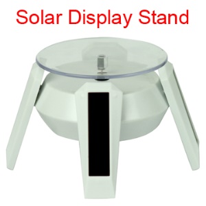 Solar Rotating Display Stand