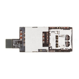 SIM Card Tray &amp; Memory Card Slot Flex Cable for HTC Rhyme Bliss S510b G20