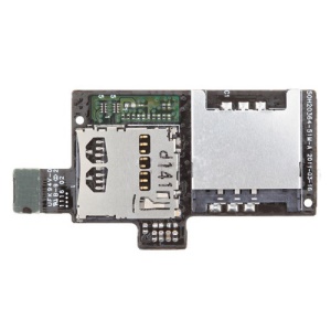 SIM Card Tray &amp; Memory Card Slot Holder Flex Cable for HTC Sensation