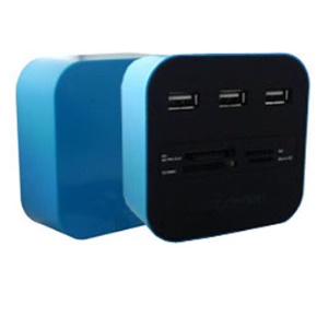3-Port USB 2.0 HUB with Card Reader