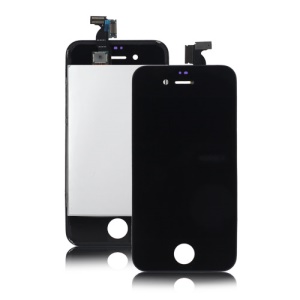 LG Brand LCD Screen and Touch Screen Digitizer for iPhone 4 - Black