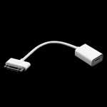 Lightning Female to 30 Pin Male Charge &amp; Data Sync Adapter Cable for iPhone 4S 4 3GS 3G iPad 3 2
