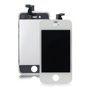 LG Brand LCD Screen and Touch Screen Replacement for iPhone 4S - White