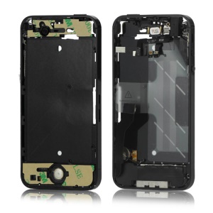 Electroplating iPhone 4S Middle Metal Plate Frame Assembly Parts - Black