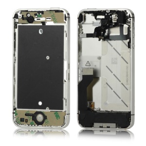 Electroplating iPhone 4S Mid Metal Plate Frame Faceplates Assembly - Silver