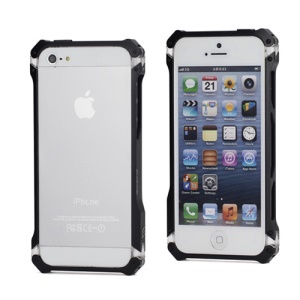Sector 5 Aviation Aluminum Frame Bumper Case with Removable Back-plate for iPhone 5 - Black