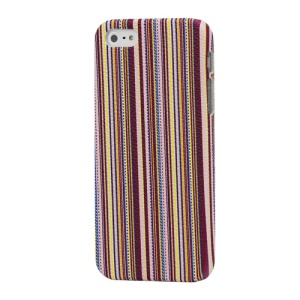 Colorful Vertical Stripes Hard Skin Case for iPhone 5