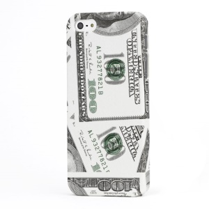 New 100 Euro Cloth Coated Hard Case for iPhone 5 6th Generation