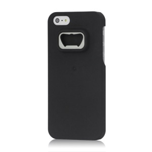 Superb Hard Protective Shell with Beer Bottle Opener for iPhone 5 - Black