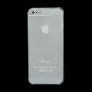 Ultra-Slim Solid Color with Middle Matte Finish Hard Skin Shell Case for iPhone 5 - White