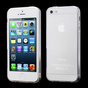 New Arrival Transparent Clear TPU Gel Skin Case for iPhone 5 - Transparent