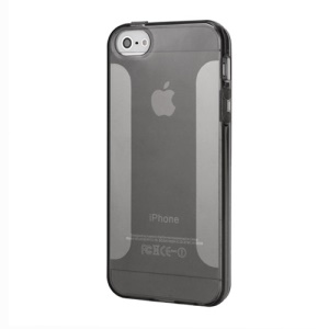 NEW Simple Soft TPU Jelly Case for iPhone 5 - Grey