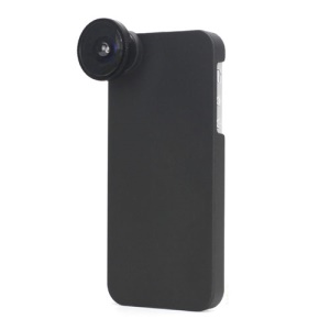 185 Degree Fisheye Wide Angle Optical Lens with Hard Plastic Case for iPhone 5
