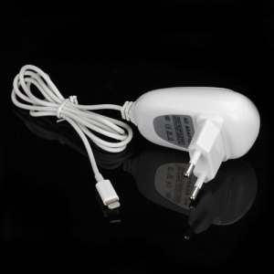2.1A Wall Travel Charger for iPhone 5 / iPad 4 / iPad Mini / iPod Touch 5 / iPod Nano 7 - EU Plug