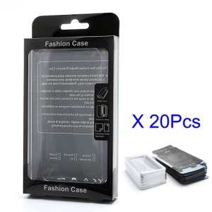 20PCS/Lot Plastic Packing Box with Inner Plastic Cover for iPhone iPod Samsung Cellphone Cases