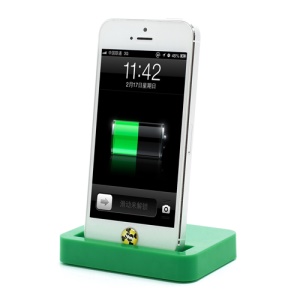 Charging Dock Cradle Charger Docking Station for iPhone 5 - Green