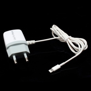 Travel AC Wall Charger Adapter with Lightning Line for iPhone 5 iPad Mini iPad 4 iPod Touch 5 Nano 7 - EU Plug