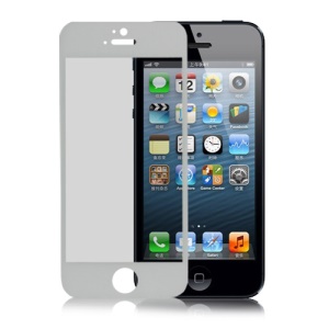 Tempered Glass Protective LCD Screen Guard Film  for iPhone 5 - White