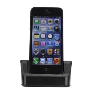 Data Sync Charger Cradle  Docking Station Mount for iPhone 5 - Black