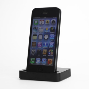 Data Sync Charger Cradle  Docking Station with Loudspeaker Hole for iPhone 5