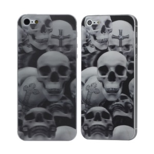 Cross Skulls 3D Effect iPhone 5 Back Decal Sticker Skin