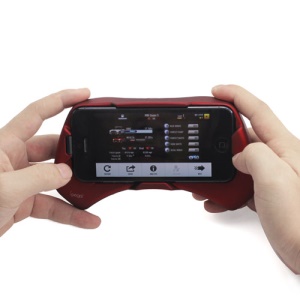 New Game Gamepad Joystick Controller Holder for Apple iPhone 5 - Red