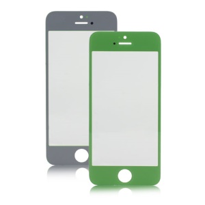 Front Screen Outer Glass Lens Replacement Part for iPhone 5 - Green