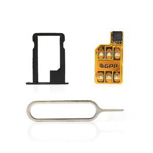 GPP SIM Card Tray &SIM Eject Tool &New Chip for iPhone 5 WCDMA & GSM